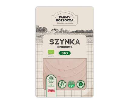 Szynka drobiowa w plastrach BIO