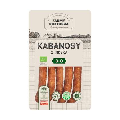 Kabanosy z indyka BIO