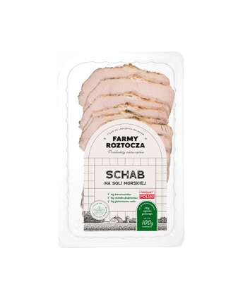 Schab na soli morskiej w plastrach 