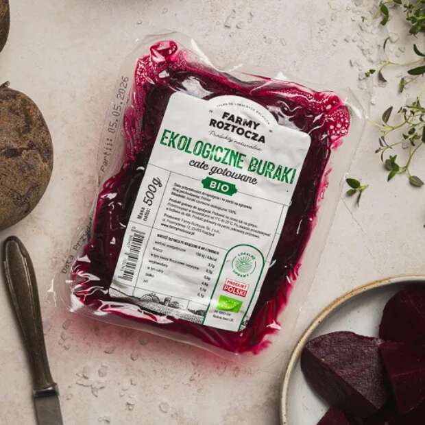 Buraki całe gotowane Bio