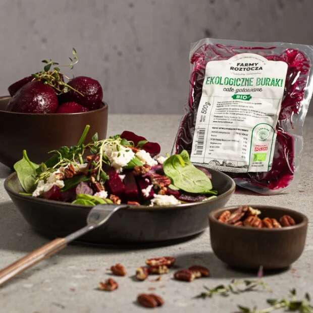 Buraki całe gotowane Bio