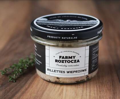 RILLETTES WIEPRZOWE W SŁOIKU 180 G