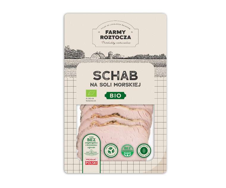 Schab na soli morskiej w plastrach BIO